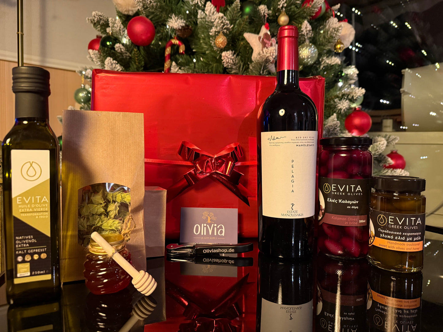 Geschenkbox Rotwein