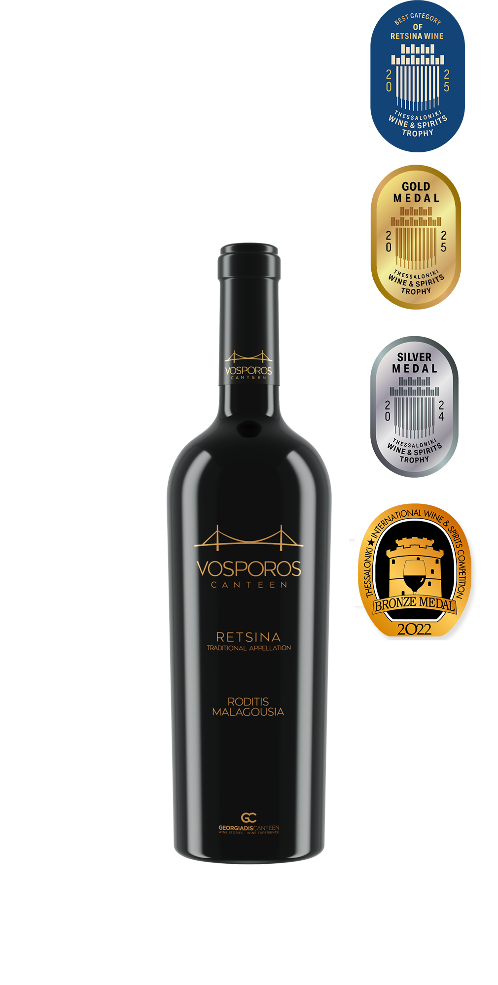 Vosporos Retsina Weißwein Trocken 750ml