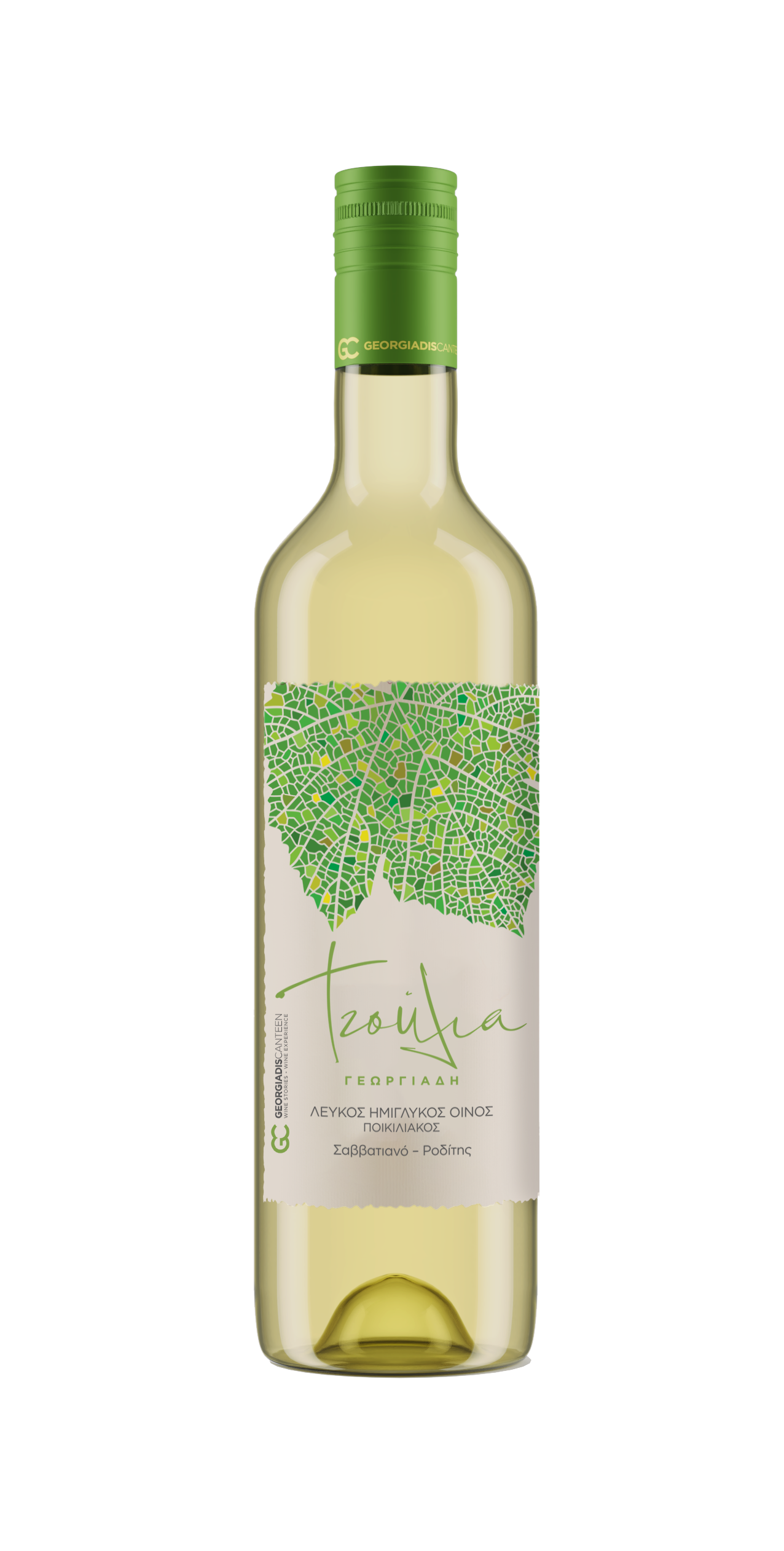 Tzoulia Weiß wein semi suß 500ml