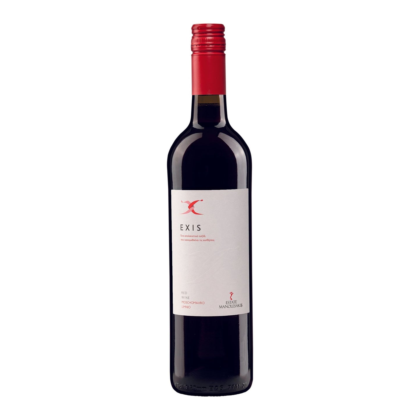 EXIS RED DRY WINE  Manolesakis