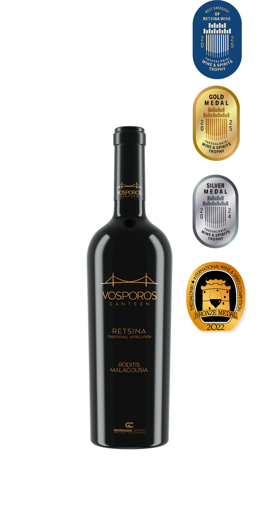 Vosporos Retsina Weißwein Trocken 750ml