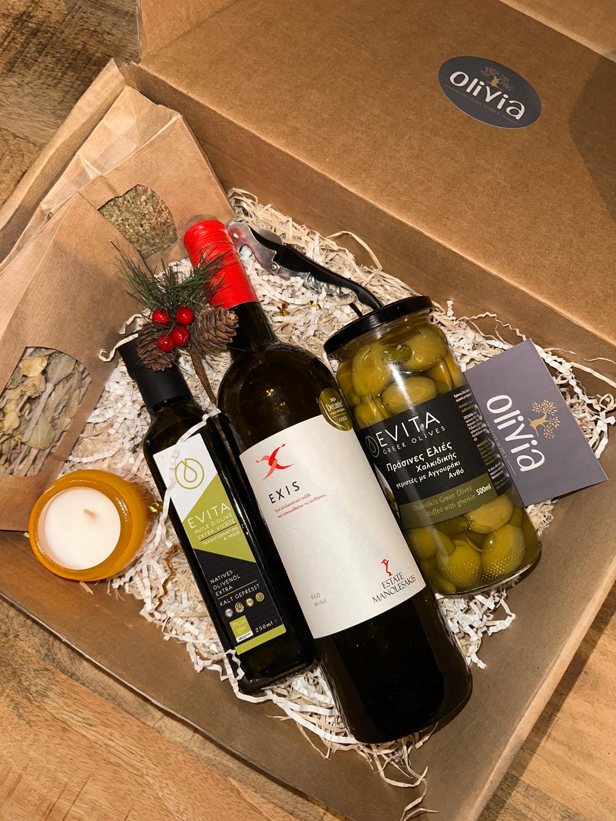 Geschenkbox Rotwein