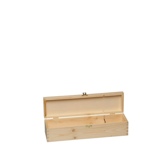 Geschenk Holz box mit Rose Wein