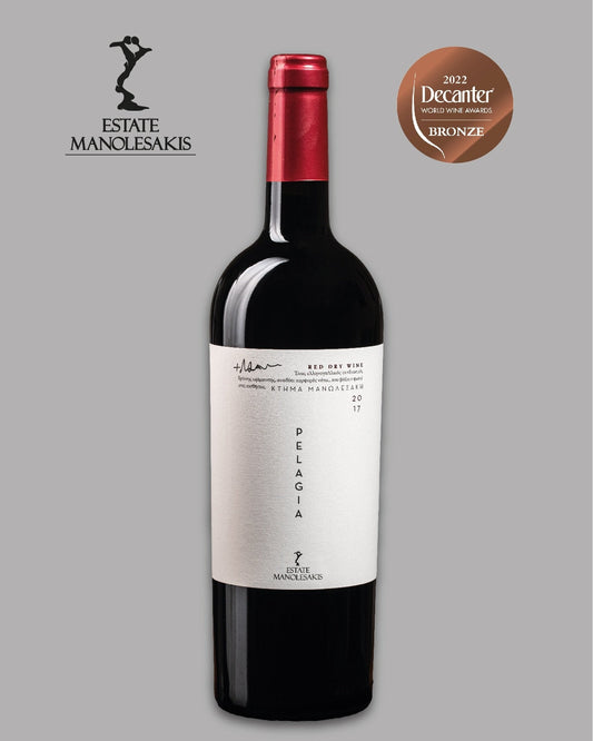 PELAGIA Red Dry Wine Estate Manolesakis 2019