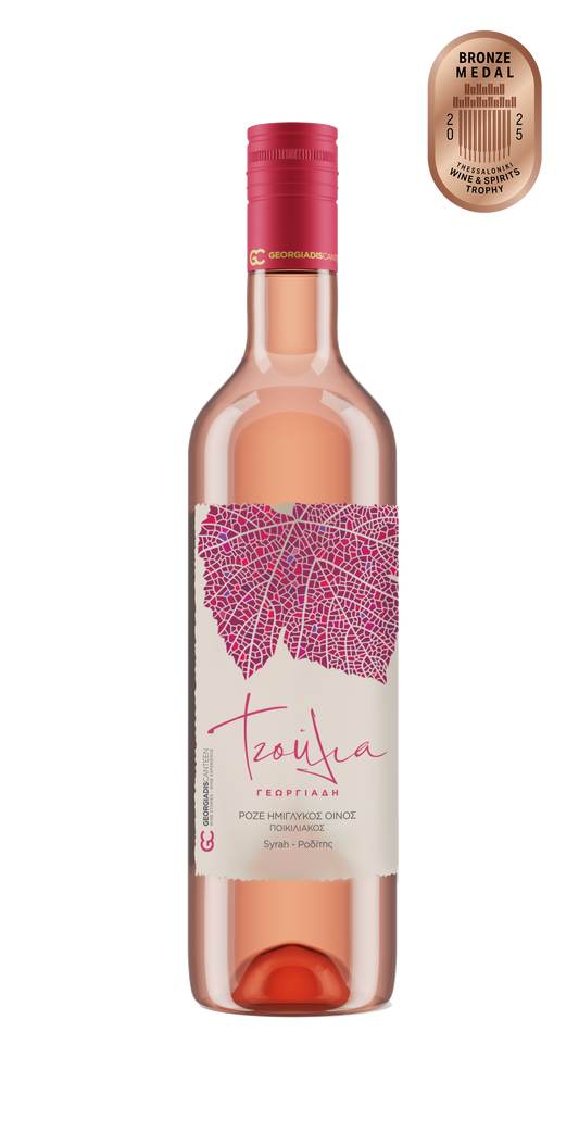 Tzoulia Rose wein semi suß 500ml