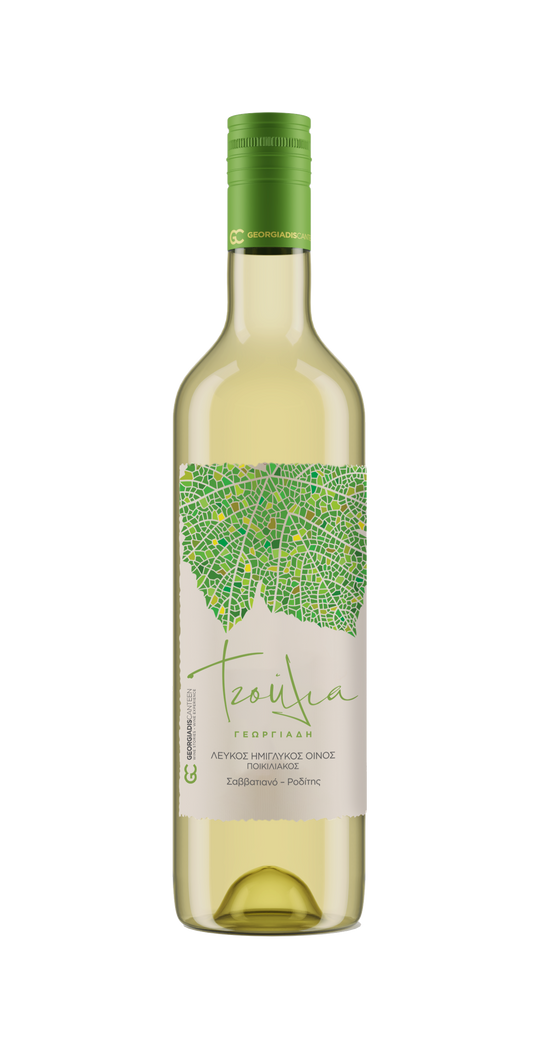 Tzoulia Weiß wein semi suß 500ml